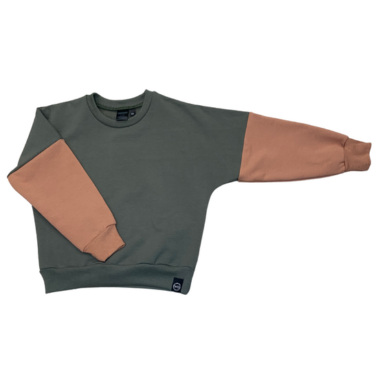 Kids Bamboo Drop Shoulder Relaxed Crew