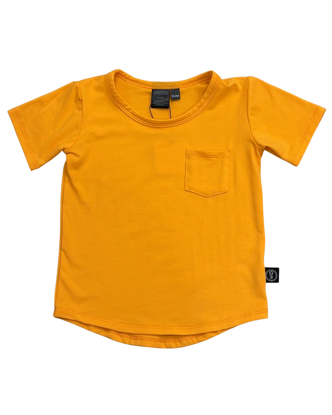 T-shirt à poche en bambou pour enfants