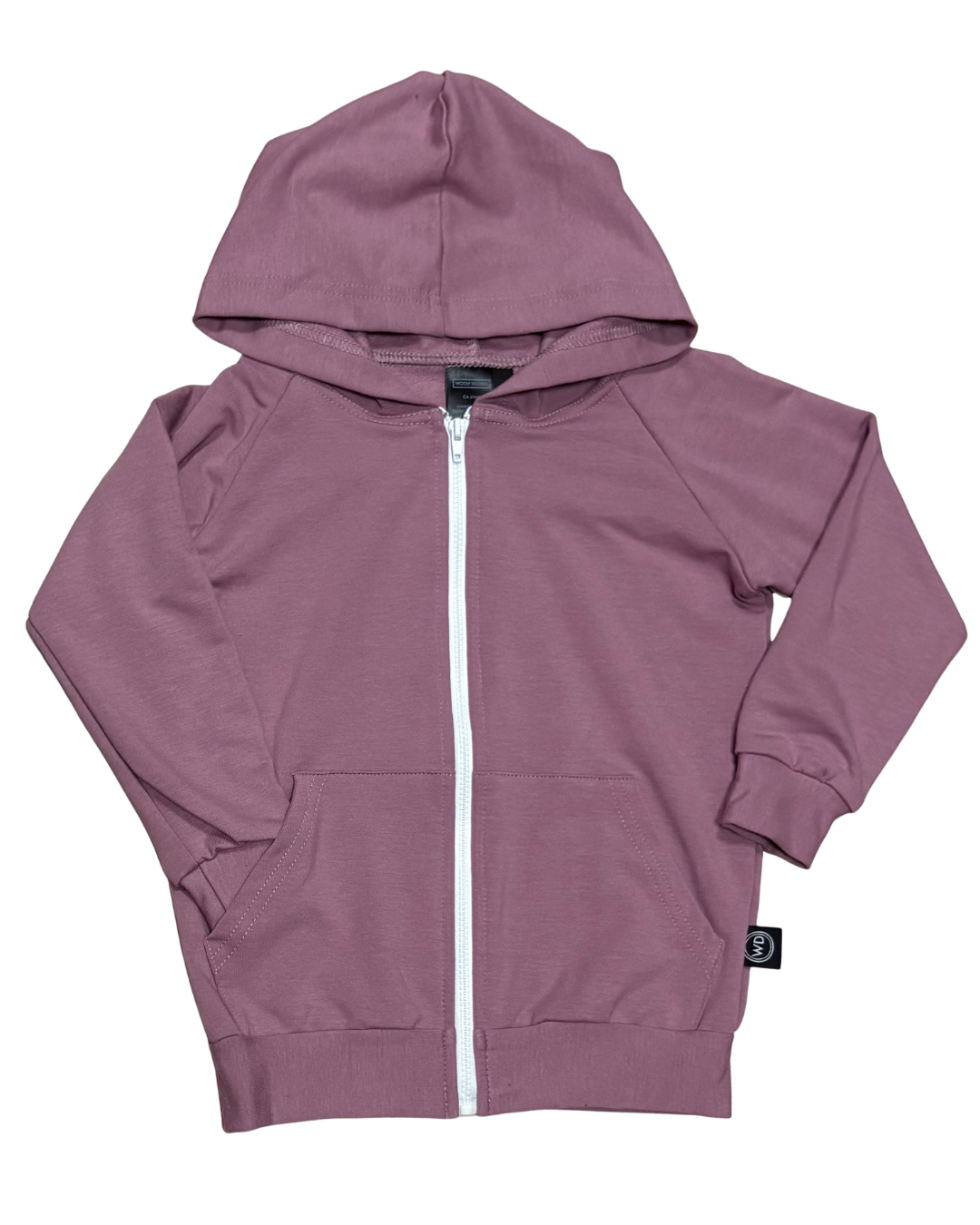 Kids Bamboo French Terry Zip-Up Hoodie