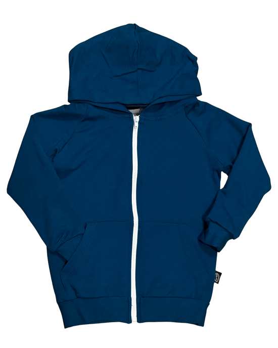 Kids Bamboo French Terry Zip-Up Hoodie