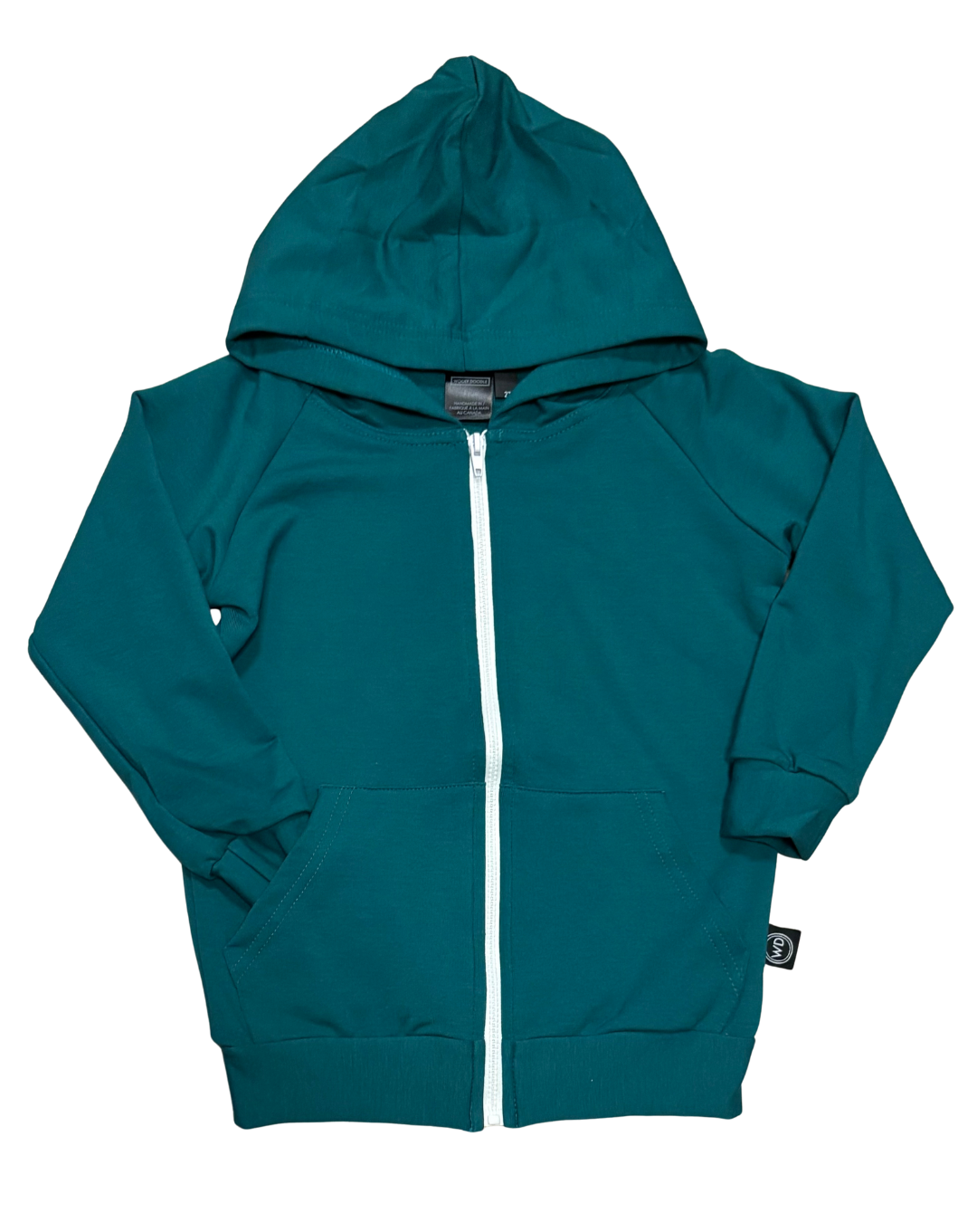 Sweat à capuche zippé en bambou pour enfants 