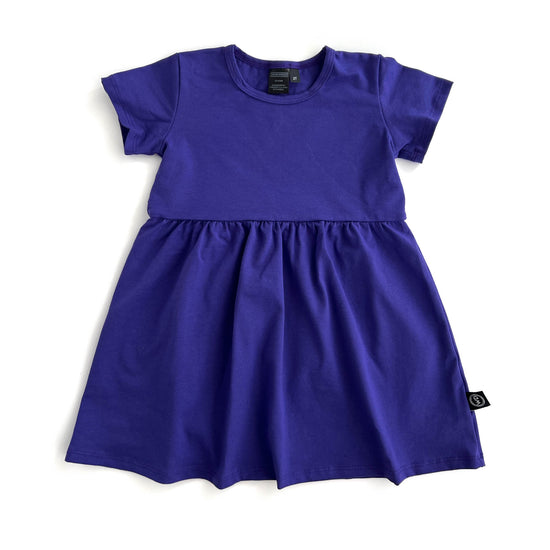 Little Kids Cotton Short-Sleeve Dress - Brights