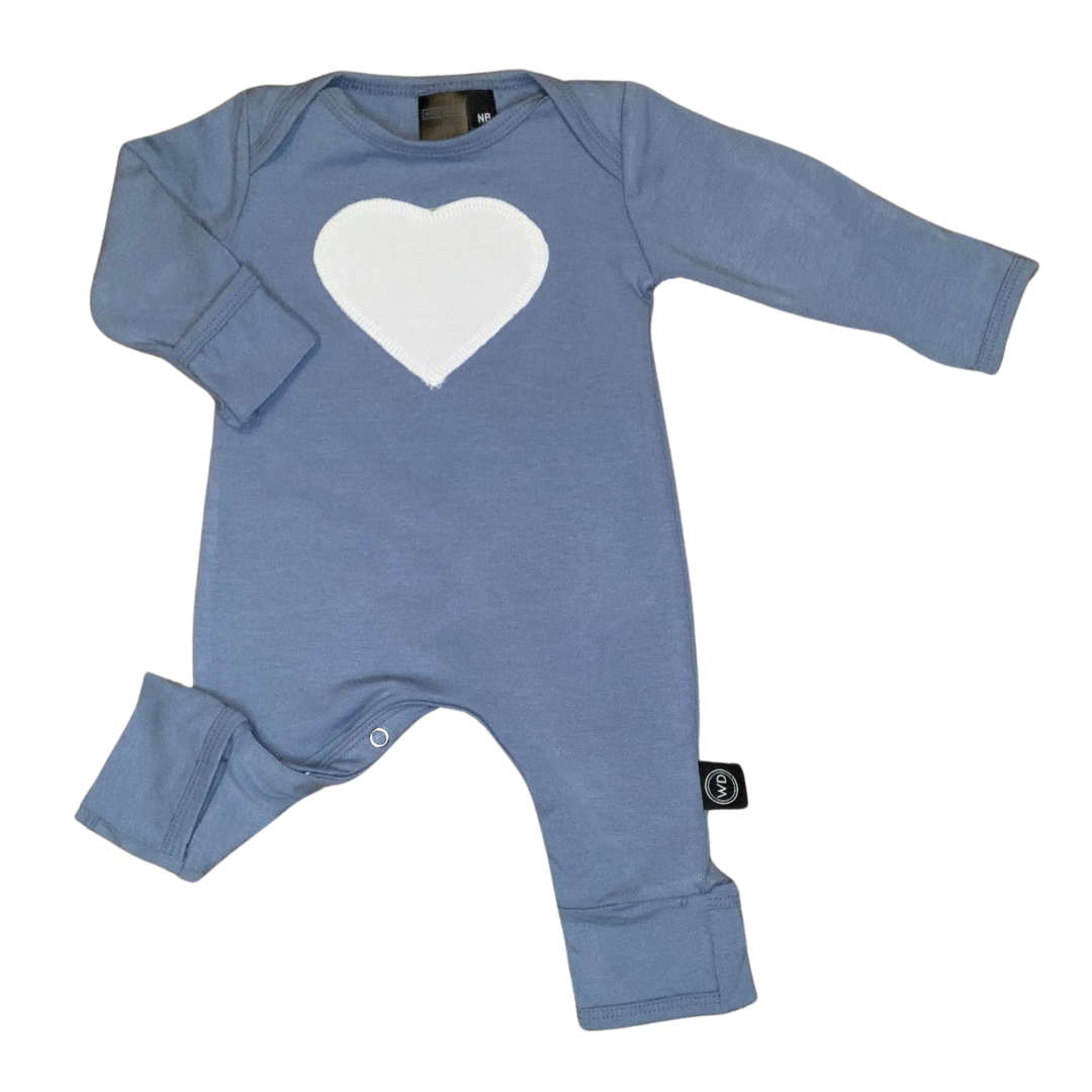 Baby Rampar Infant Lounge Romper. Ethically made in Canada | Wooly Doodle