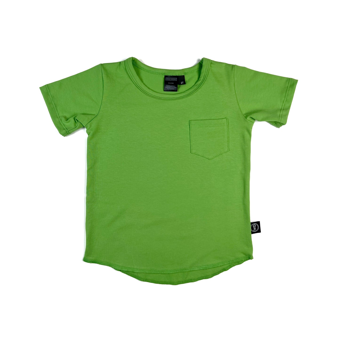 T-shirt à poche en coton pour enfants - Brights