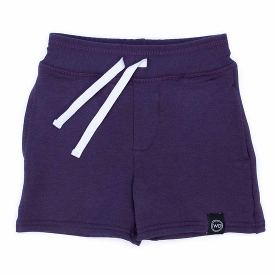 Wooly Doodle | No Plum Intended Kids French Terry Shorts