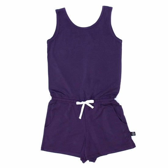 Load image into Gallery viewer, Wooly Doodle | No Plum Intended Ladies Tank Romper
